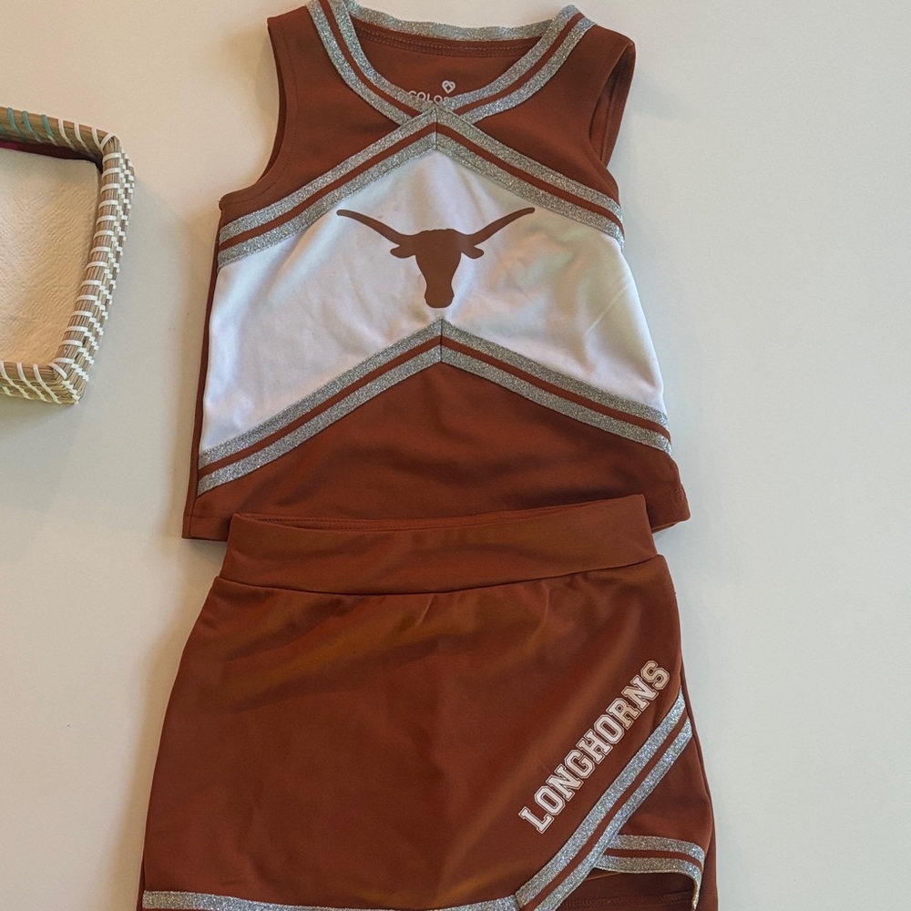 Colosseum Brown and White Longhorns Kids Costume